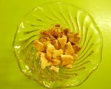 抹茶チーズクリームの梅酒ジュレがけ作り方2写真