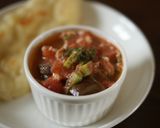 犬ごはん☆夏野菜トマトカレーとナン作り方5写真
