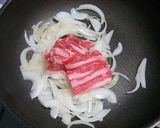 超速絶品(;ﾟДﾟ)!ポン酢で牛とじ丼作り方3写真