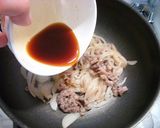 超速絶品(;ﾟДﾟ)!ポン酢で牛とじ丼作り方4写真