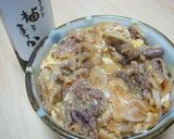 超速絶品(;ﾟДﾟ)!ポン酢で牛とじ丼作り方8写真