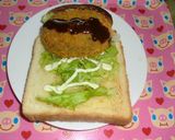 コロッケトースト作り方3写真