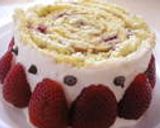 ロールケーキでホールケーキ作り方7写真