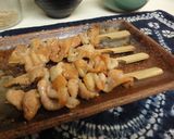 *おつまみに*鶏皮の焼き鳥*作り方4写真