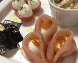 超簡単♪生ハム&モツァレラのオードブル作り方7写真