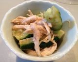 きゅうりと鶏もも肉の和え物作り方3写真