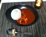 超簡単♪夏トマトのタコカレー作り方5写真