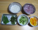 夏野菜とかつおのスタミナサラダ作り方2写真