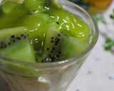 キウイとバニラアイスのマンゴージュレかけ作り方3写真
