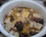 肉豆腐の卵とじ作り方5写真