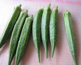 おくらと鰹節の和え物作り方2写真