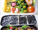 いんげん＆コーンdeお弁当の彩りピック作り方5写真