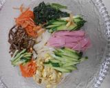冷凍うどんでナムル入り冷しぶっかけうどん作り方8写真