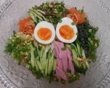 冷凍うどんでナムル入り冷しぶっかけうどん作り方11写真
