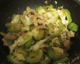 ゴーヤ入り野菜と豚肉の味噌炒め作り方7写真
