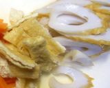 麺つゆで作る②ニンジンちくわ油揚げの炒煮作り方2写真