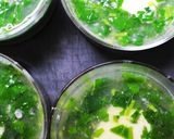 ひんやり喉越し♡モロヘイヤと豆腐の冷製作り方7写真