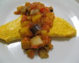 プレーンオムレツ★夏野菜とともに~作り方6写真