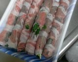 豚ニラ巻き作り方3写真