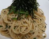 しそ大量消費☆たらこバターのしそパスタ作り方5写真