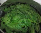 ポン酢で簡単！菊菜のおひたし作り方2写真