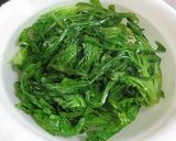 ポン酢で簡単！菊菜のおひたし作り方3写真