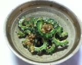 【NHとロー】生ゴーヤのくるみ和え作り方11写真