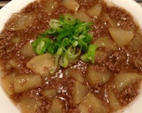 大根とひき肉のとろとろ生姜煮作り方7写真