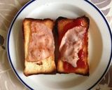 目玉焼きトースト作り方3写真