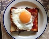 目玉焼きトースト作り方5写真