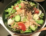 野菜たっぷり♡　押し麦の冷やし味噌スープ作り方10写真