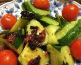キュウリの梅風味☆とろみ塩炒め作り方7写真