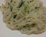 簡単！ねぎだけシンプル油そうめん作り方3写真