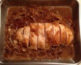鶏むね肉ロール〜和風玉ねぎソース〜作り方7写真