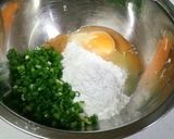 米粉でもっちり☆ねぎ焼き作り方2写真