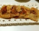トロ旨♪納豆＆チーズの油揚げ詰め作り方8写真