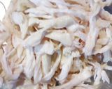 チキンサラダ素麺作り方2写真