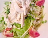 チキンサラダ素麺作り方6写真