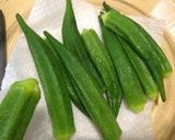 オクラの肉巻き＋大葉＆パルメザン♡作り方1写真