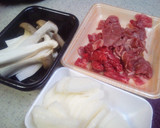 長芋と牛肉とｴﾘﾝｷﾞのｵｲｽﾀｰ炒め☆作り方1写真