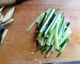 胡瓜と茄子の麻婆麺作り方3写真