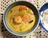 エビとじゃがいものイエローカレー作り方6写真