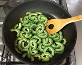 ゴーヤとトマトのツナマヨチーズ焼き作り方3写真