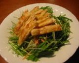 お揚げと水菜のサラダ。作り方8写真