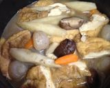 和の定番☆根菜の炊き合わせ(筑前煮)♪♪作り方3写真