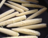 きくらげとヤングコーンの中華炒め作り方1写真