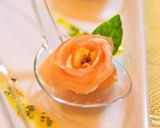 花おつまみ♡生ハムとクリチの薔薇♬簡単作り方7写真