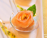 花おつまみ♡生ハムとクリチの薔薇♬簡単作り方7写真