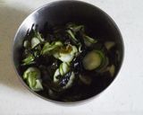 うちのきゅうりの酢の物　お麩入りなんです作り方1写真