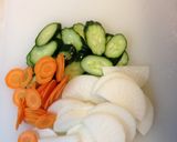 大根・にんじん・きゅうりの甘酢漬作り方1写真